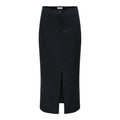 Gray Polyester Long Skirt