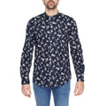 Blue Cotton Pattern Shirt