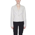 Gray Polyester Blazer