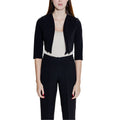 Black Polyester Sleeveless Jacket
