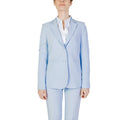 Blue Polyester Blazer