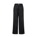 Black Linen Casual Pants