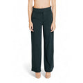 Green Viscose Flared Pants