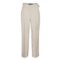 Gray Polyester Casual Pants