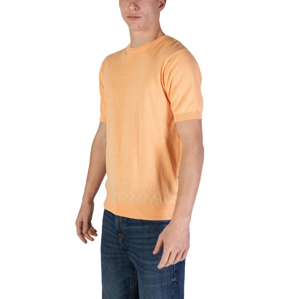 Orange Cotton Sweatshirt