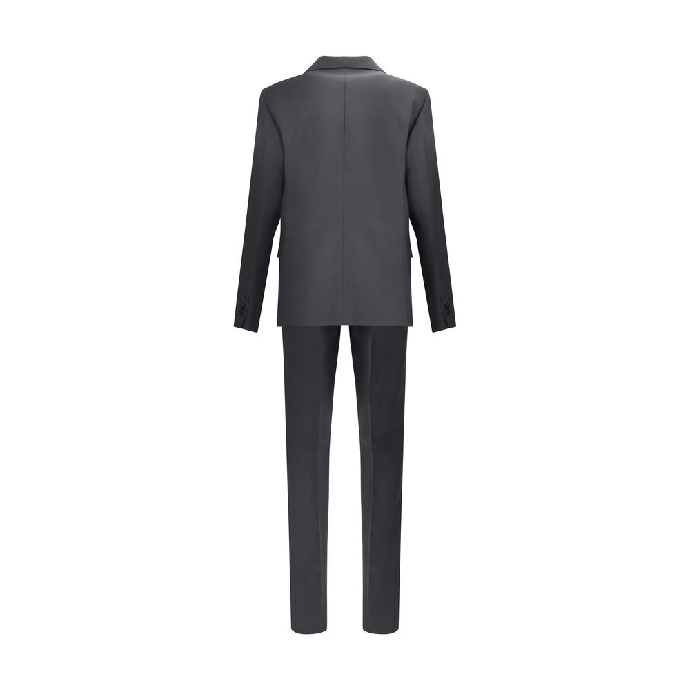 Black Wool Two-Piece Suit