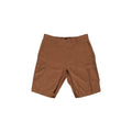 Brown Linen Bermuda Shorts