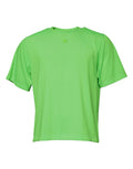 Green Logo Polyester Crew Neck T-shirt
