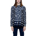 Blue Viscose Blouse