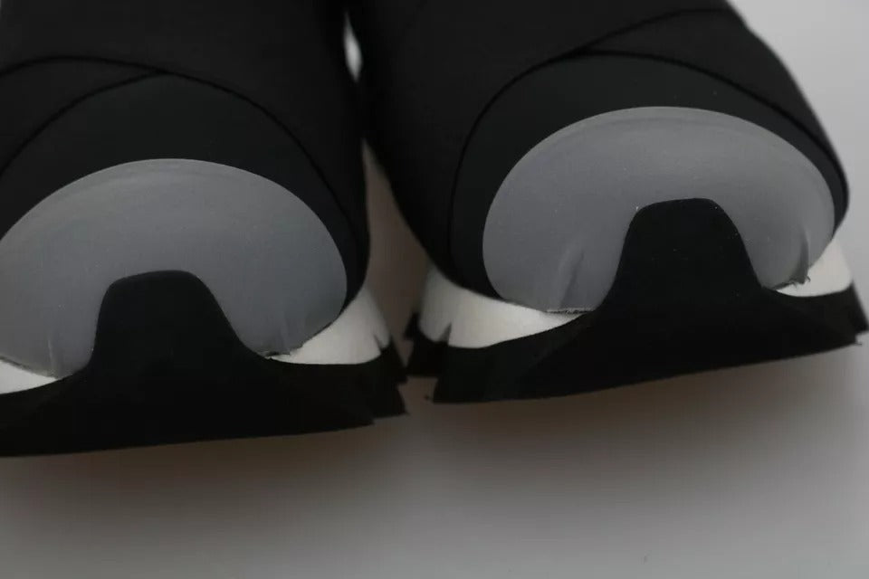 Black Shark Neoprene Stretch Sneakers Shoes
