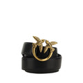 Black Calf Leather Bos Taurus Regular Belt