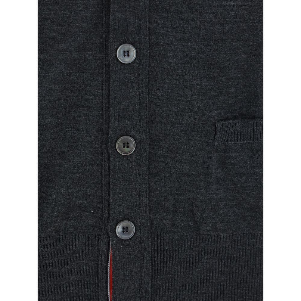 Gray Wool Oves Aries Cardigan