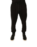 Black Cotton Jogger Men Sweatpants Pants
