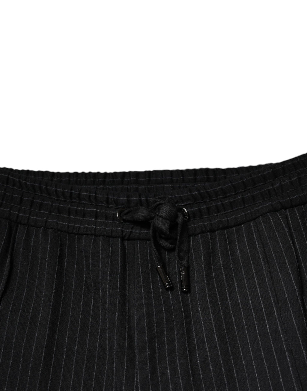 Black Stripes Viscose Skinny Dress Pants