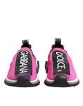 Fuchsia White Slip On Sorrento Sneakers Shoes