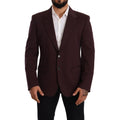 Purple Cotton Blazer