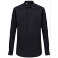 Navy Blue Cotton Dress Shirt