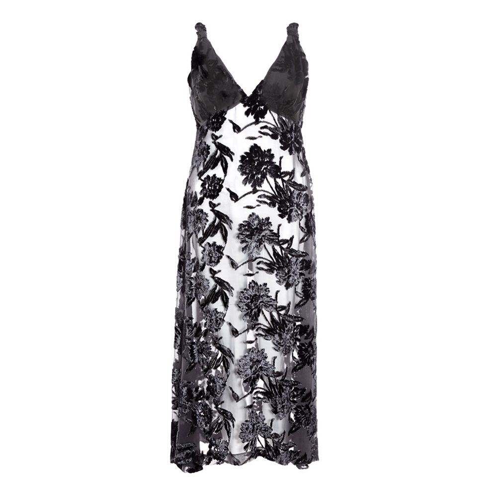 Black Viscose Cocktail Dress