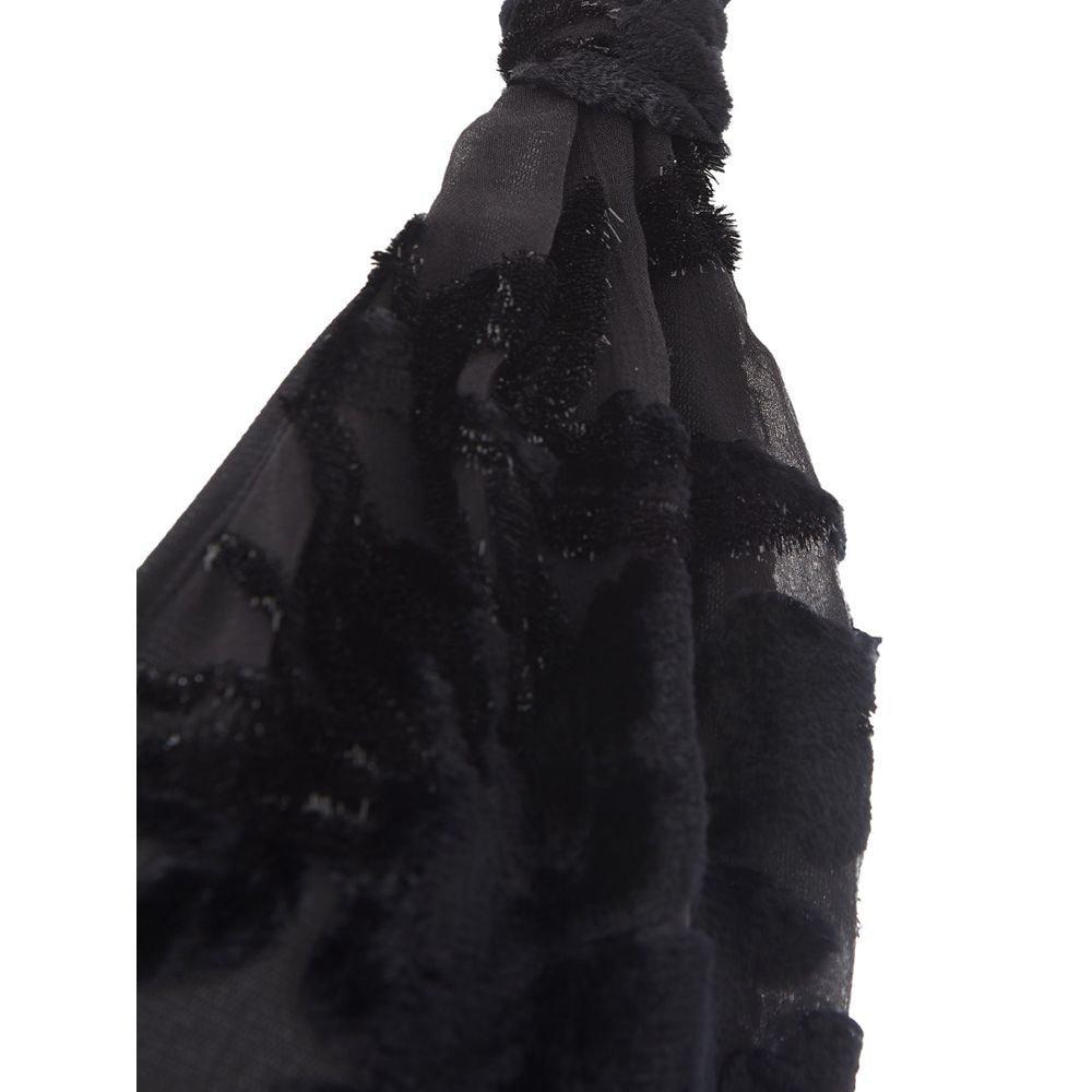 Black Viscose Cocktail Dress