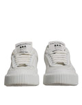 White Miami Leather Low Top Sneakers Shoes