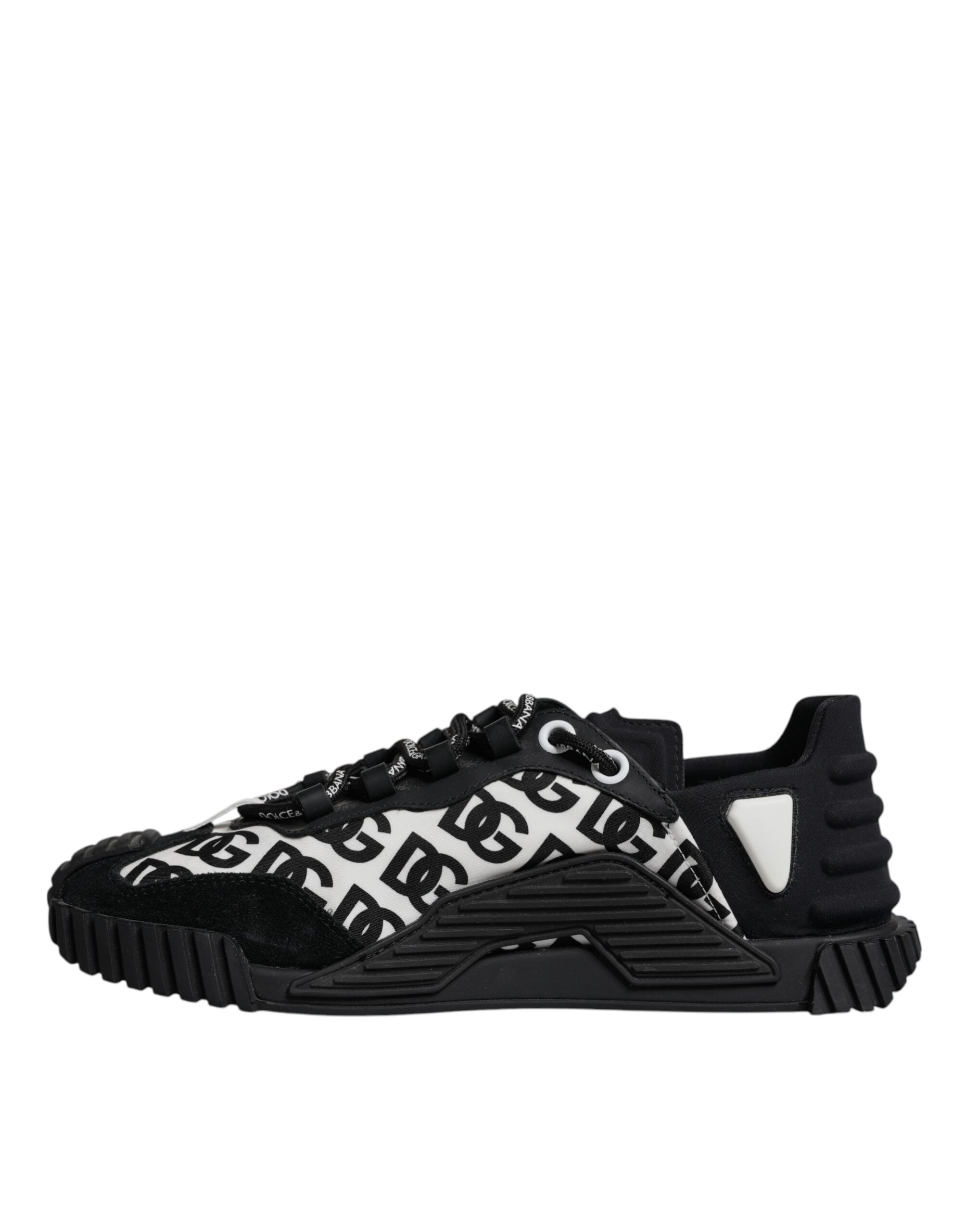 Black Logo Lace Up Low Top NS1 Sneakers Shoes