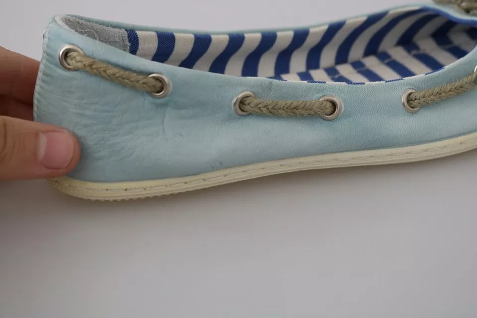Minnesota Blue Stripe Flat Slip-On Shoes