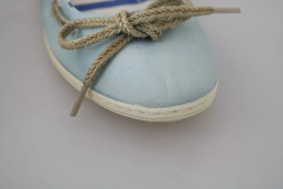 Minnesota Blue Stripe Flat Slip-On Shoes