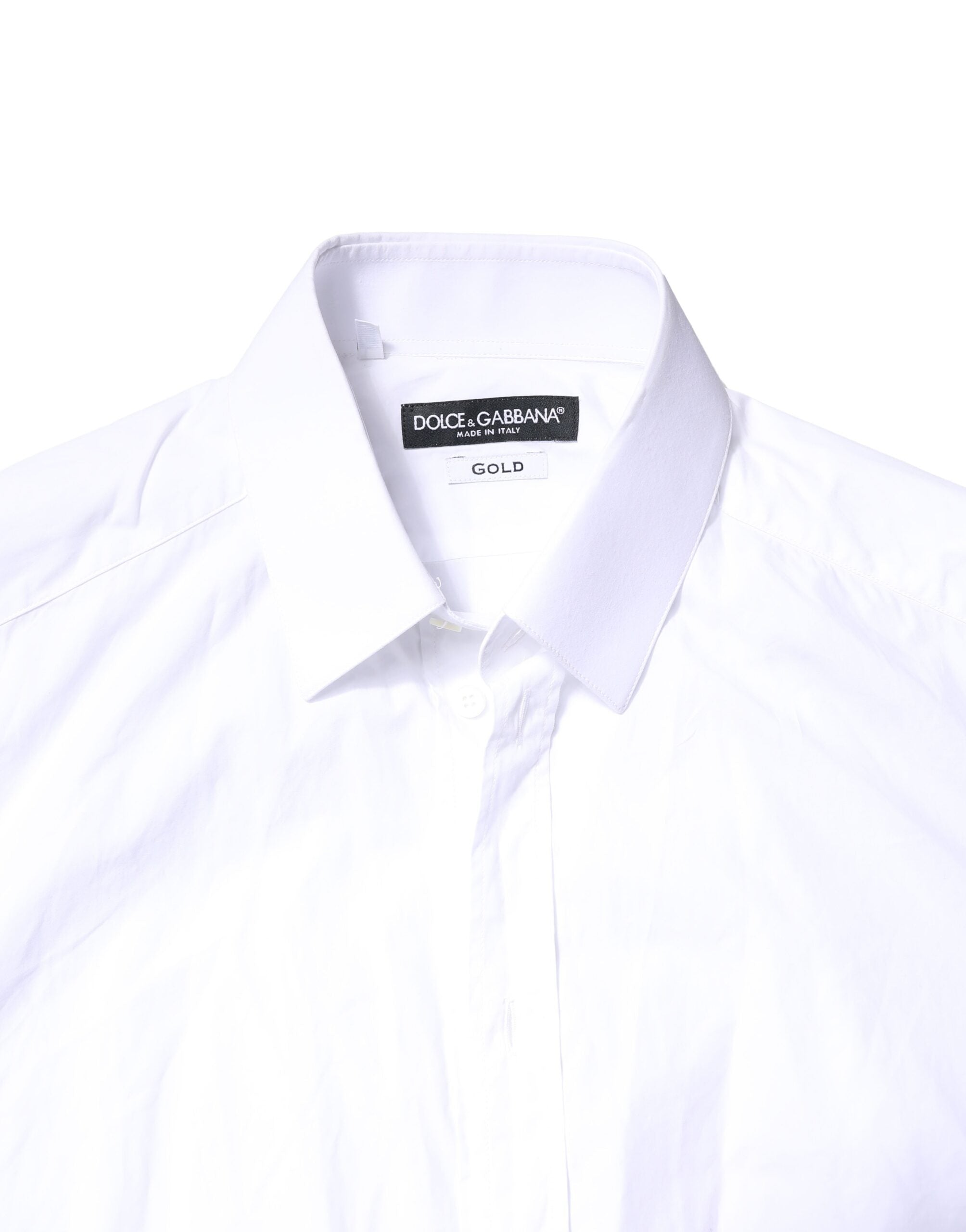 White GOLD Cotton Long Sleeves Men Dress Shirt