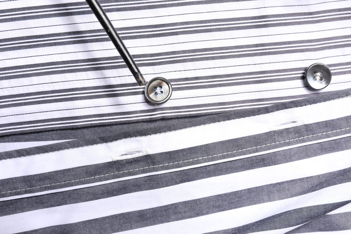 Dolce & Gabbana Multicolor Striped Button Down Casual Shirt