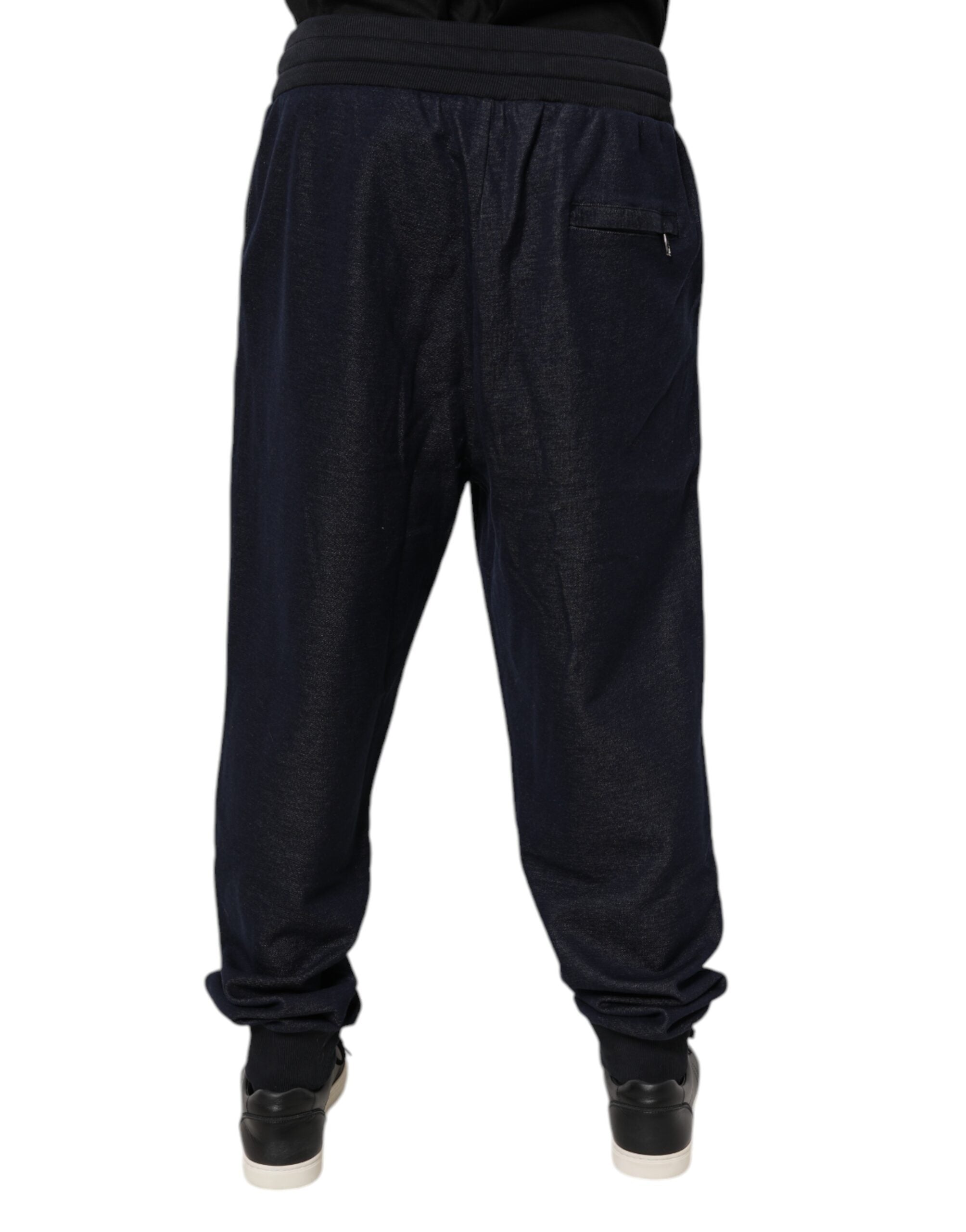 Dark Gray Jacquard Jogger Men Sweatpants Pants