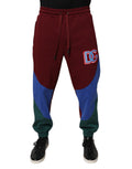 Multicolor Cotton Men Jogger Sweatpants Pants