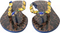 Blue Crystals Flats Sandals Beachwear Shoes