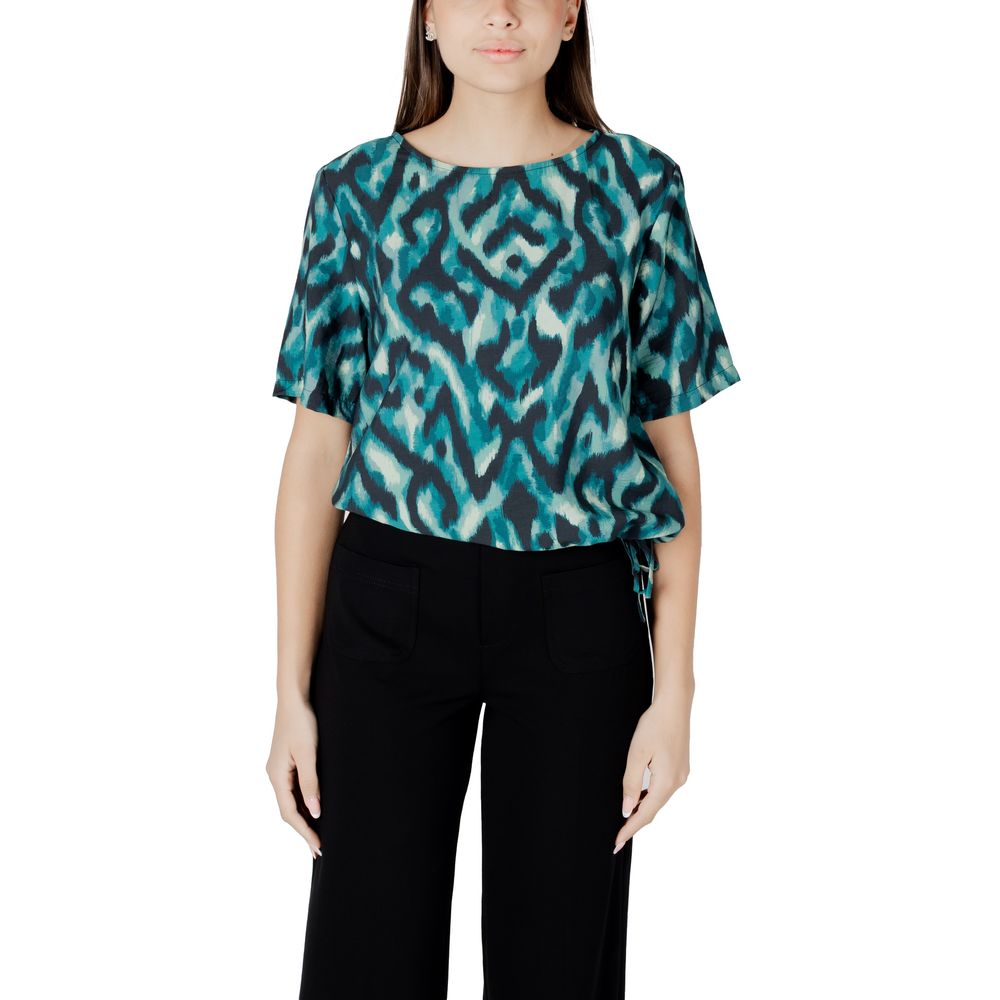 Bicolor Viscose Blouse
