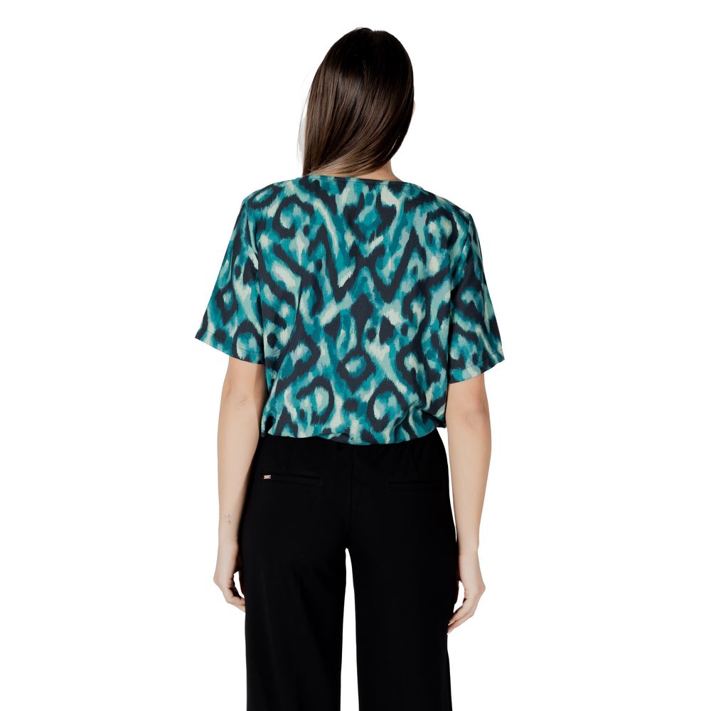 Bicolor Viscose Blouse
