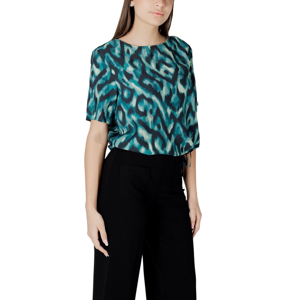 Bicolor Viscose Blouse