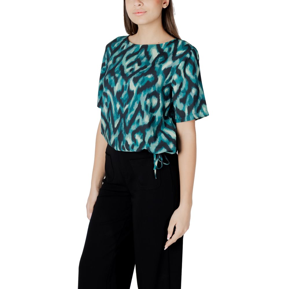 Bicolor Viscose Blouse
