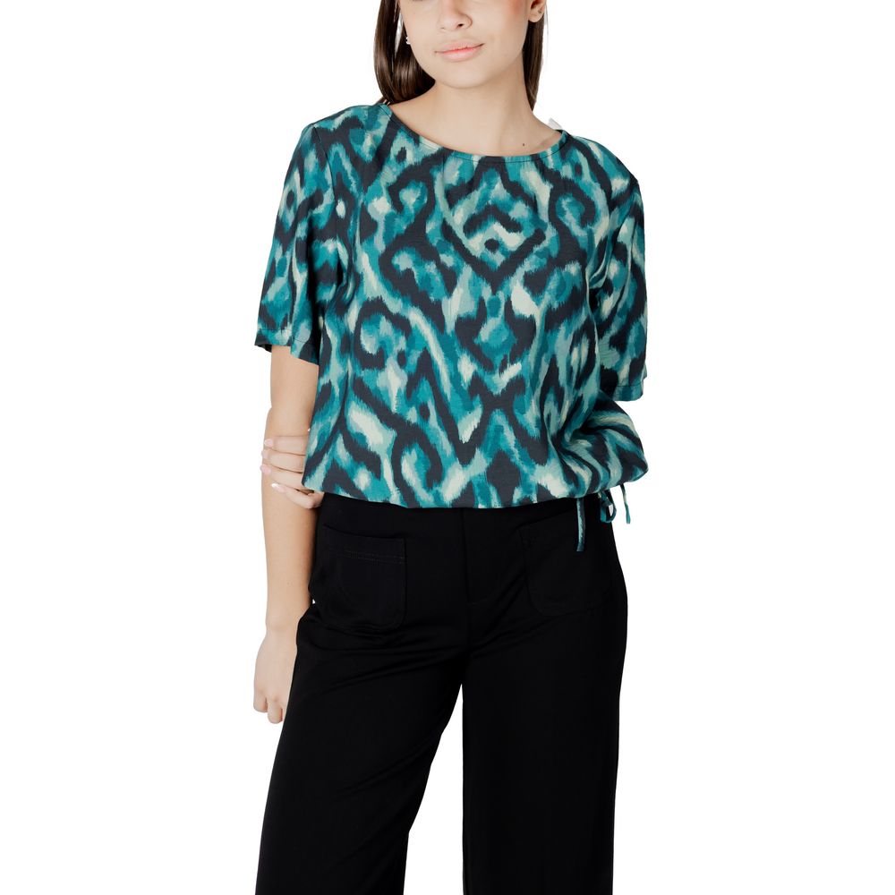 Bicolor Viscose Blouse