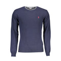 Blue Wool Men's Sweater