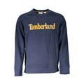 Blue Cotton Men Sweatshirt