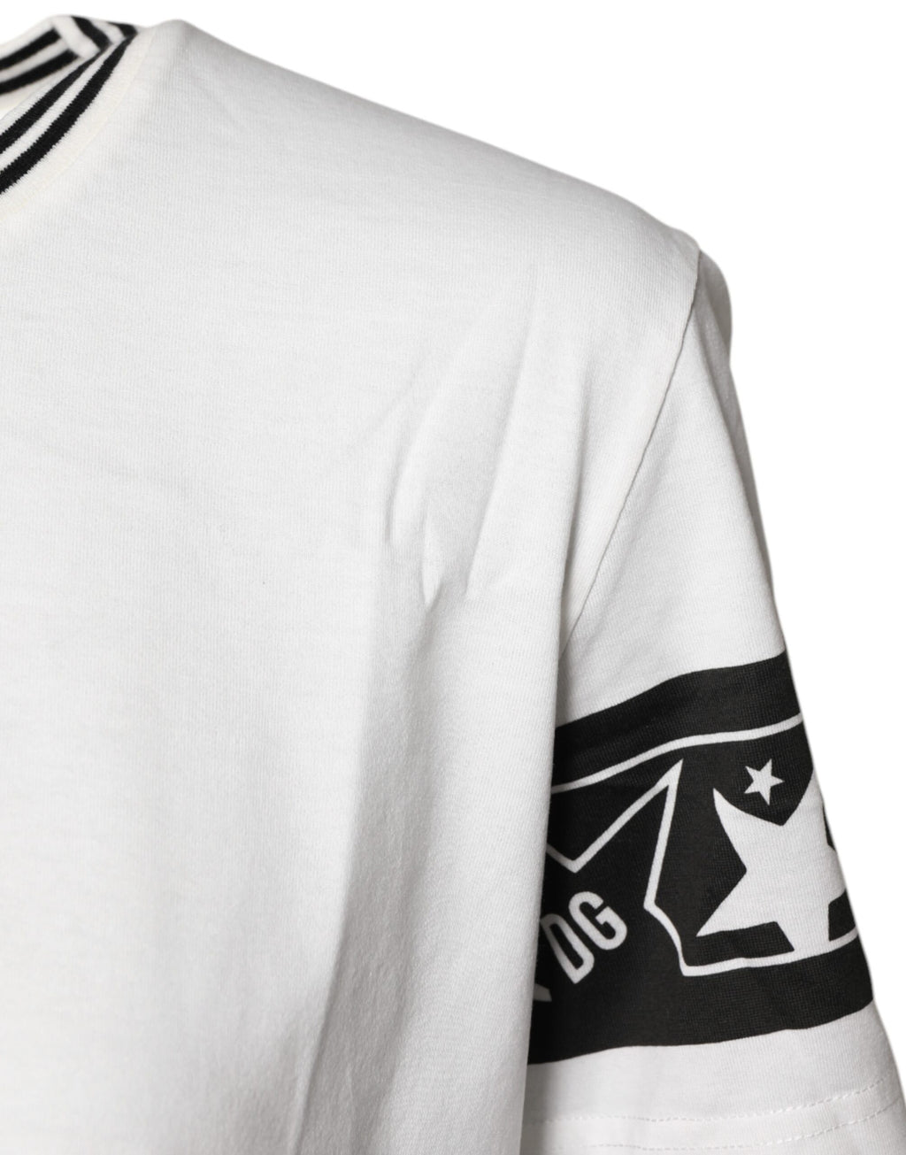 White #DGMillennials Cotton Crewneck T-shirt