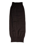 Dolce & Gabbana Brown Cashmere Knitted Neck Warmer Foulard Scarf