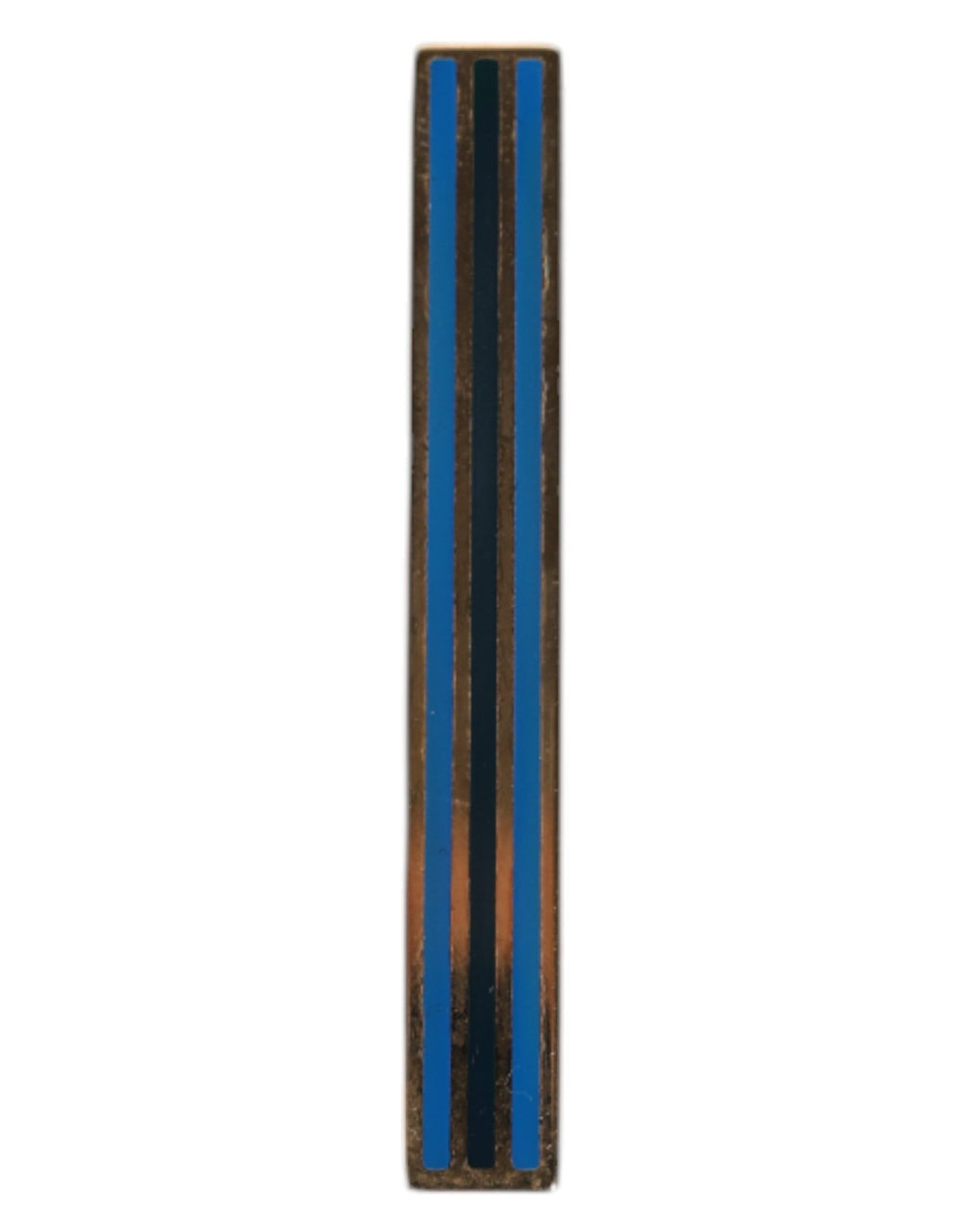 Dolce & Gabbana Gold Tone Brass Logo Branded Tie Clip Bar