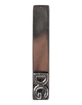 Dolce & Gabbana Silver Tone Brass Logo Branded Tie Clip Bar