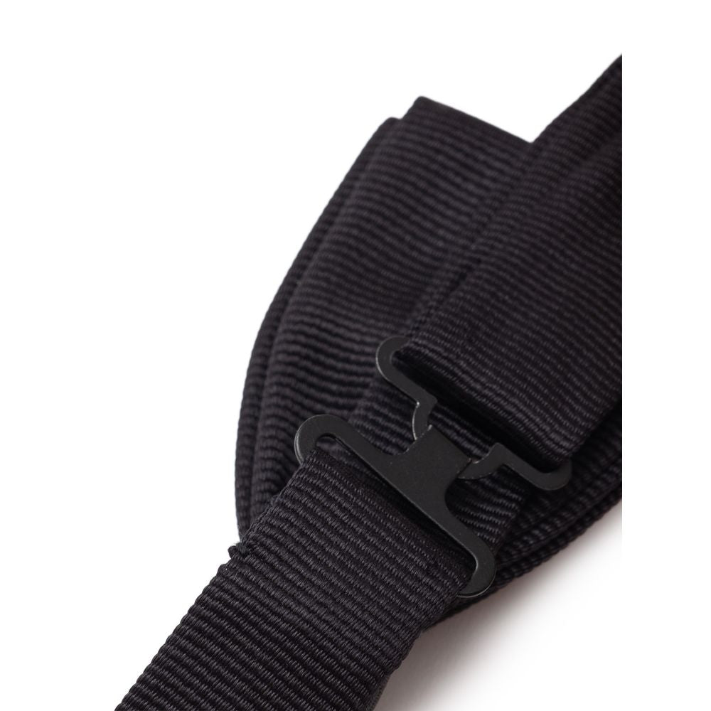 Black Silk Bowtie
