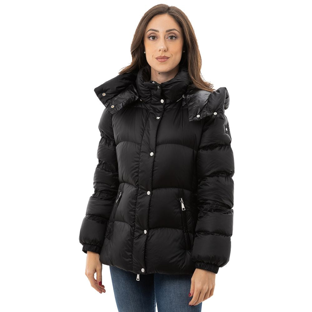 Black Polyamide Coat