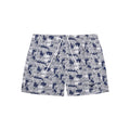 White Polyester Swim Shorts