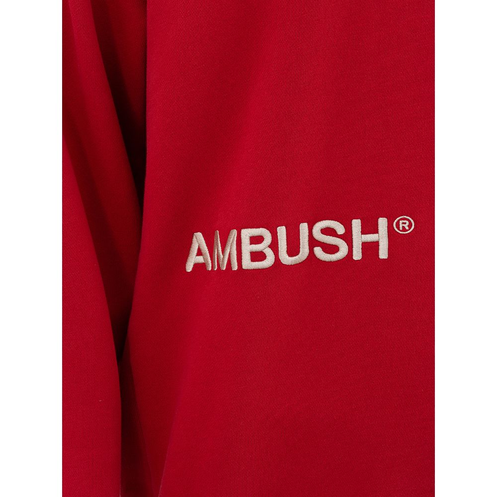 Red Cotton Sweatshirt