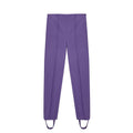 Purple Viscose Athletic Pants