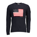 Blue Wool Men's Sweater