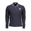 Blue Cotton Men's Polo Shirt